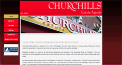 Desktop Screenshot of churchillsonline.co.uk
