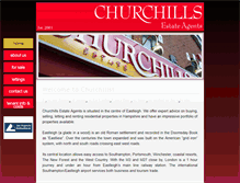 Tablet Screenshot of churchillsonline.co.uk